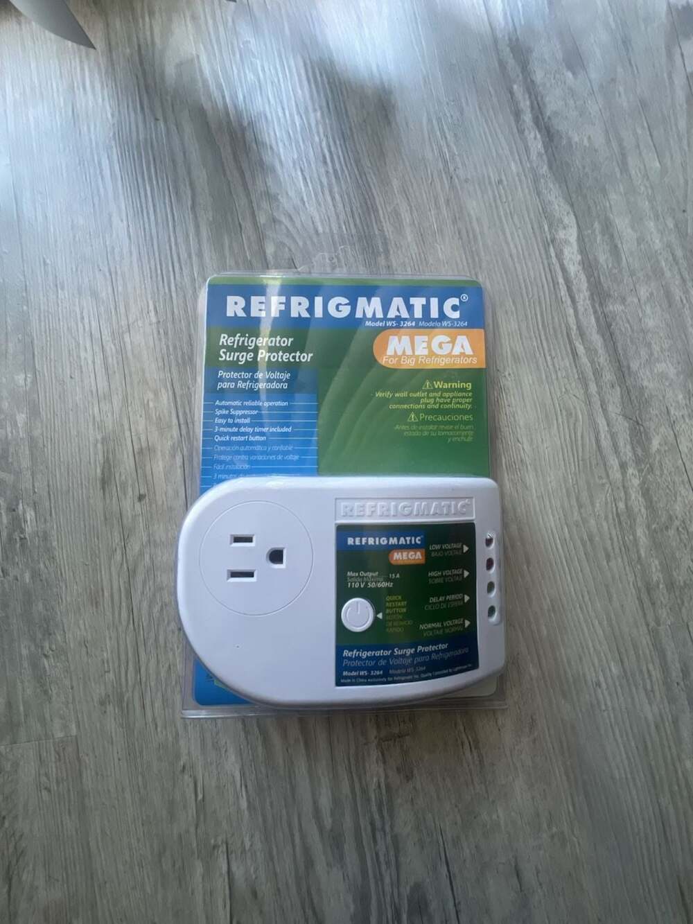 Refrigmatic Mega Refrigerator Surge Protector Model WS-3264